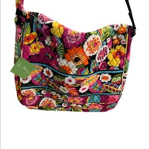 Vera Bradley Va Va Voom Messenger Bag NWT